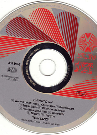 Thin Lizzy : Chinatown (CD, Album, RE)