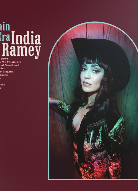 the album cover for India Ramey - Villain Era [Coke Bottle Clear]