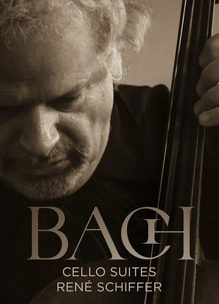 the album cover for Rene Schiffer - J.S. Bach: Cello Suites
