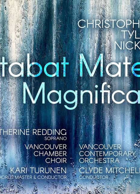 the album cover for Catherine Redding - Christopher Tyler Nickel: Stabat Mater; Magnificat