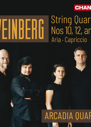 the album cover for Arcadia Quartet - Weinberg: String Quartets Vol. 6