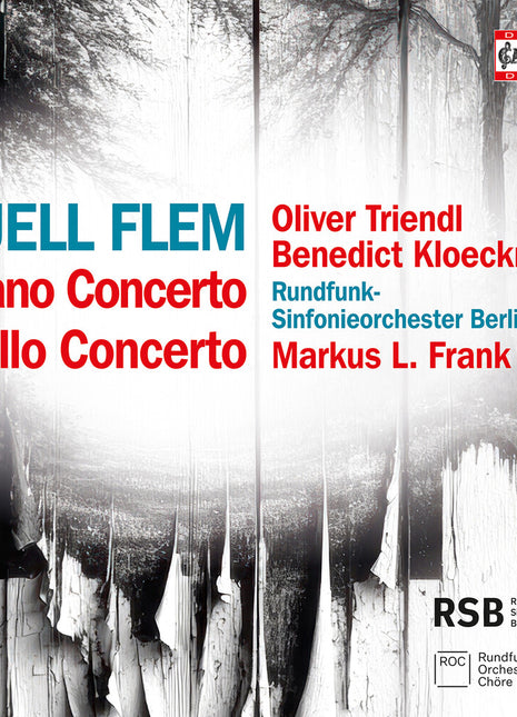 the album cover for Oliver Triendl - Kjell Flem: Pno Concerto; Cello Concerto