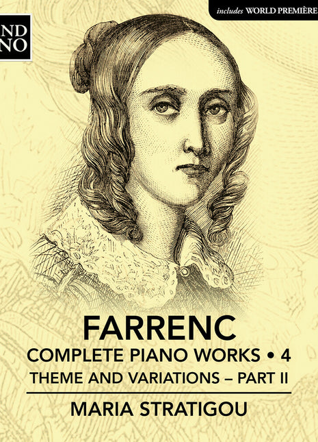 the album cover for Maria Stratigou - Farrenc: Complete Pno Works Vol. 4