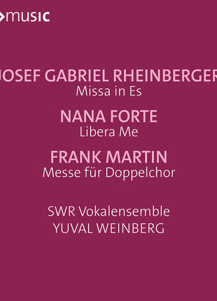the album cover for Swr Vokalensemble - Masses For Double Choir