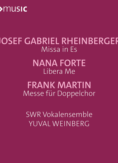 the album cover for Swr Vokalensemble - Masses For Double Choir
