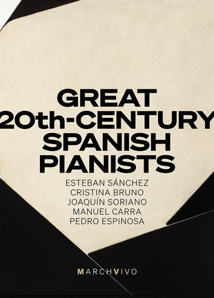 the album cover for Esteban Sanchez - Great 20th-Century Spanish Pianists (Live)