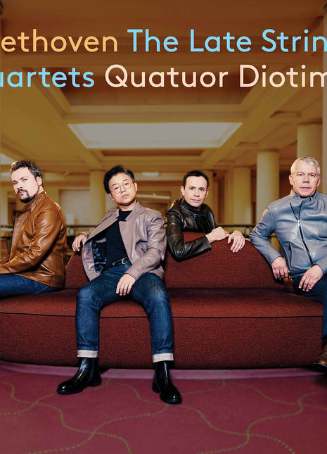 the album cover for Quatuor Diotima - Beethoven: Late String Quartets