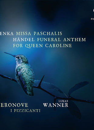 the album cover for Ensemble Zeronove - Zelenka: Missa Paschalis; Handel: Funeral Anthem