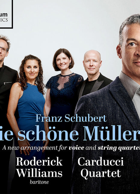 the album cover for Roderick Williams - Die Schone Mullerin