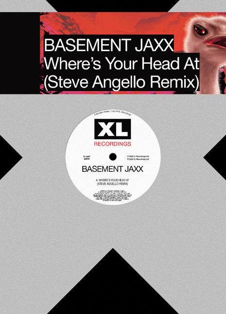 the album cover for Basement Jaxx - Where's Your Head At (Steve Angello Remix)