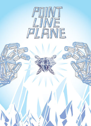 the album cover for POINT LINE PLANE - Point Line Plane (8-Bit) Blue (Blue) [Colored Vinyl]