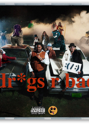 the album cover for Lucki - Dr*Gs R Bad