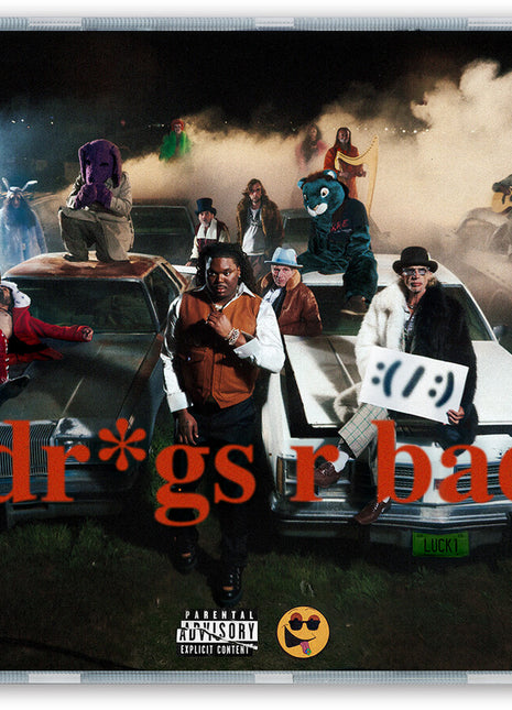 the album cover for Lucki - Dr*Gs R Bad