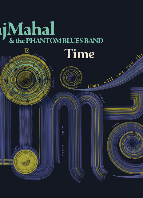 the album cover for Taj Mahal & The Phantom Blues Band - Time