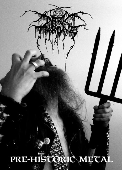 the album cover for Darkthrone - Pre-Historic Metal