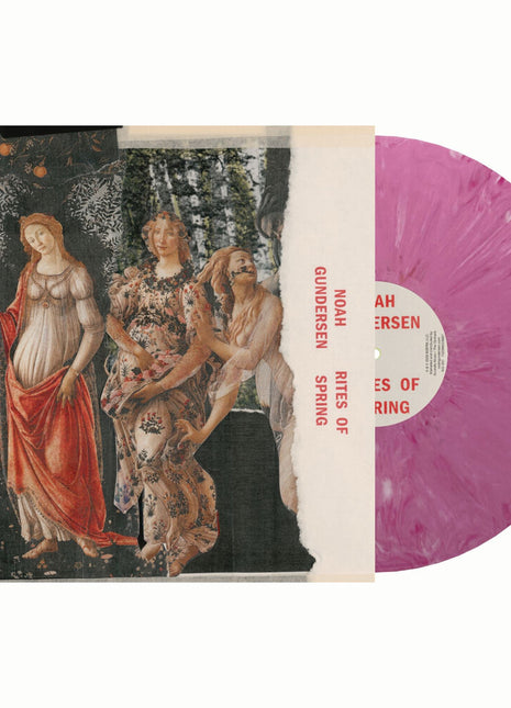 the album cover for Noah Gundersen - Rites of Spring [Rose Quartz]