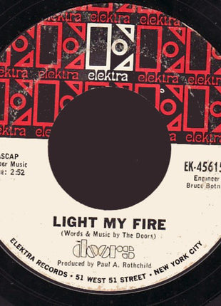 The Doors : Light My Fire (7", Single, Styrene, Ter)