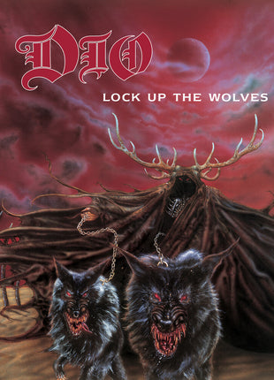 the album cover for Dio - Lock Up The Wolves [Colored Vinyl] (Red)