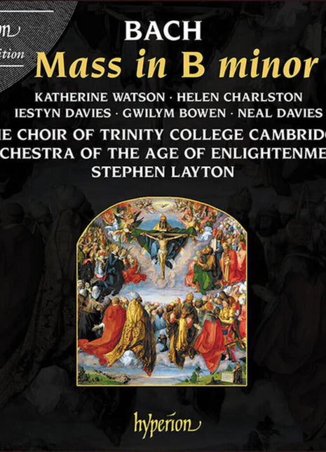 the album cover for Bach / Stephen Layton  / Orchestra Of The Age Of - Bach: Mass In B Minor Bwv 232 (Uk)