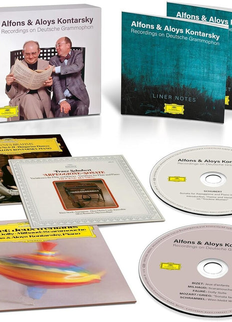 the album cover for Alfons Kontarsky  & Aloys - Recordings On Deutsche Grammophon (Box)