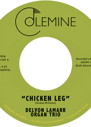 the album cover for Delvon Lamarr  Lamarr Organ - Chicken Leg / If I Could