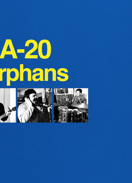 the album cover for GA-20 - Orphans - Yellow/Orange/Blue (Blue) [Colored Vinyl] (Org)