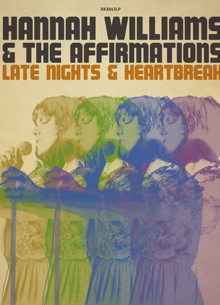 the album cover for Hannah Williams  & The Affirmations - Late Nights & Heartbreak (10th Anniversary) [Colored Vinyl]