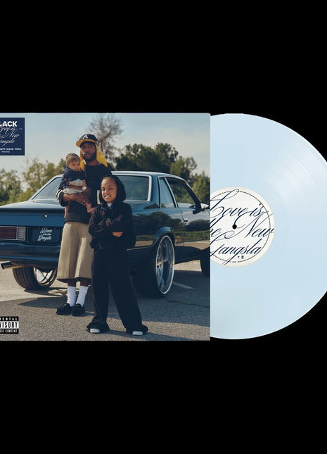 the album cover for 6lack - Love is the New Gangsta [Moonlight Clear Vinyl with Alternate Cover]