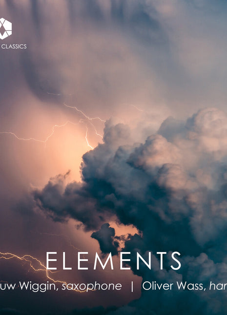 the album cover for Huw Wiggin  / Wass,Oliver - Elements