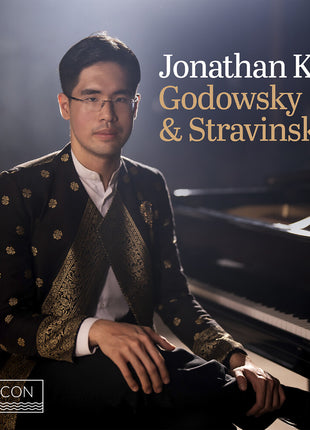 the album cover for Jonathan Kuo - Godowsky & Stravinsky