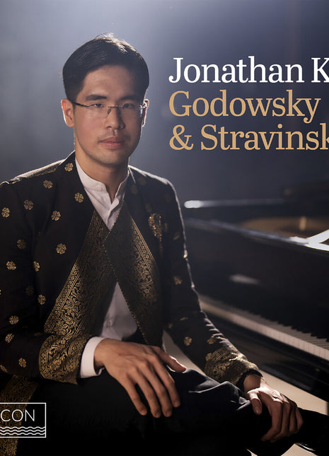 the album cover for Jonathan Kuo - Godowsky & Stravinsky