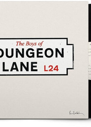 the album cover for Paul McCartney - The Boys of Dungeon Lane [Black]