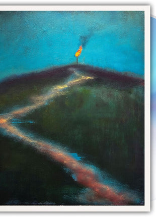 the album cover for New Idea Society - Fire On The Hill