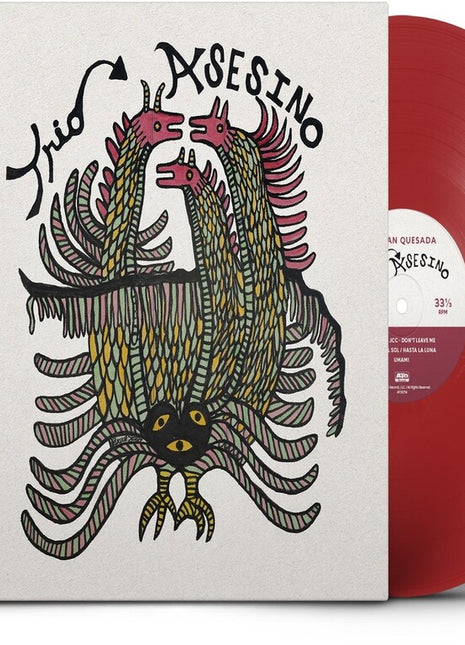 the album cover for Adrian Quesada - Trio Asesino [Colored Vinyl] (Red)
