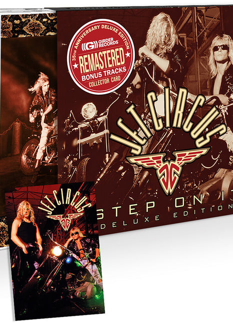 the album cover for Jet Circus - Step On It - 35th Anniversary (Bonus Tracks) [Deluxe]