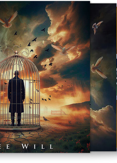 the album cover for Les Carlsen - Free Will - Orange [Colored Vinyl] [Limited Edition] (Org)