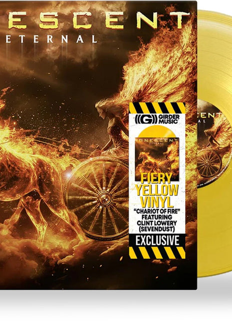 the album cover for Ignescent - Eternal - Yellow [Colored Vinyl] (Gate) (Ylw)
