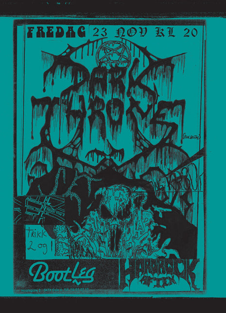 the album cover for Darkthrone - As Wolver Among Sheep: Live In Oslo '90 [Record Store Day]