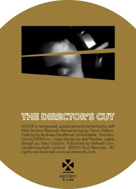 the album cover for Jeff Mills - Director's Cut Chapter 1 (Ep)