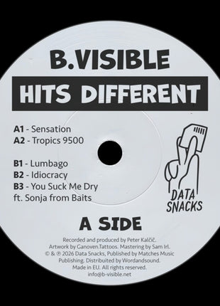 the album cover for B Visible - Hits Different (Ep)