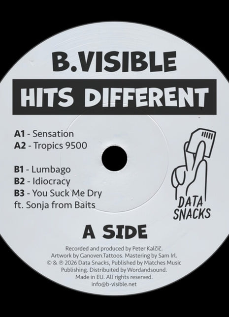 the album cover for B Visible - Hits Different (Ep)