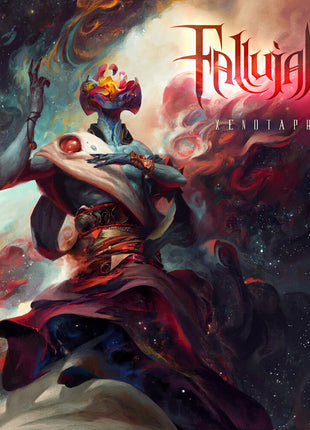 the album cover for Fallujah - Xenotaph [Indie Exclusive Crystal Clear and Purple Marble LP - Limited to 1300]