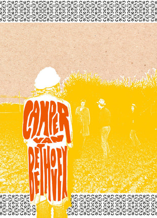 the album cover for Camper Van Beethoven - Telephone Free Landslide Victory [Mustard Yellow]