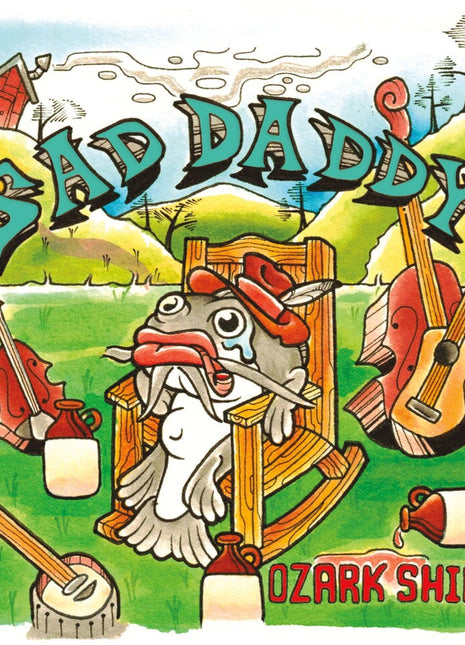 the album cover for Sad Daddy - Ozark Shine