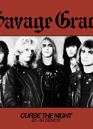 the album cover for Savage Grace - Curse The Night (82-84 Demos)