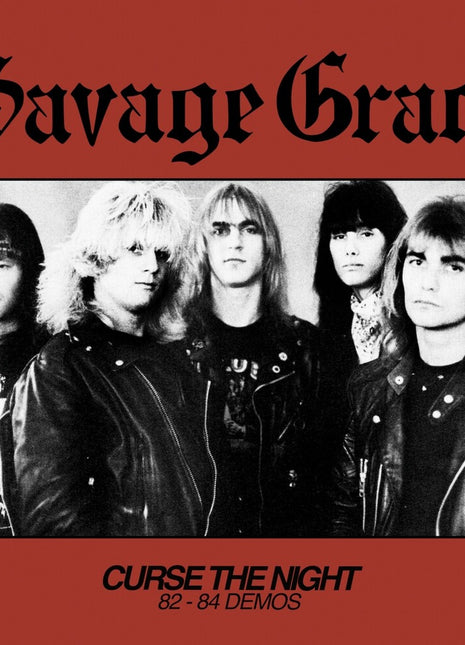 the album cover for Savage Grace - Curse The Night (82-84 Demos)