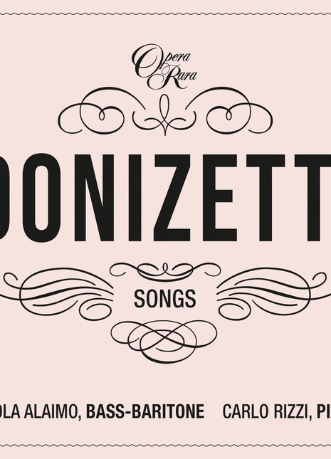 the album cover for Nicola Alaimo - Donizetti Songs: Vol. 8