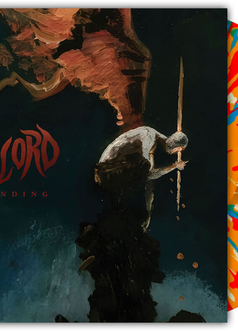the album cover for Monolord - Neverending [Indie Exclusive Orange Krush with Splatter]