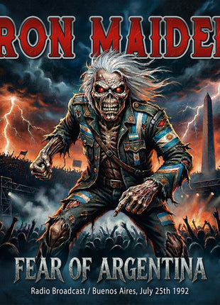 the album cover for Iron Maiden - Fear Of Argentina