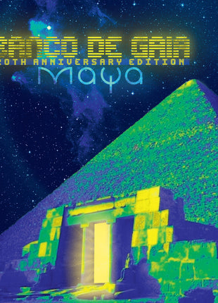 the album cover for Banco De Gaia - Maya 20th Anniversary Edition